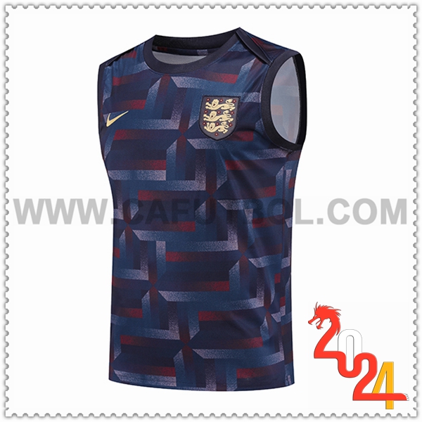Chalecos De Futbol Inglaterra Azul Oscuro 2024 2025