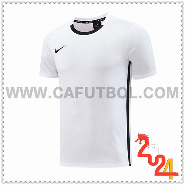 Camiseta Entrenamiento Nike Blanco/Negro 2024 2025