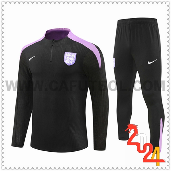 Chandal Futbol Inglaterra Negro/Violeta 2024 2025