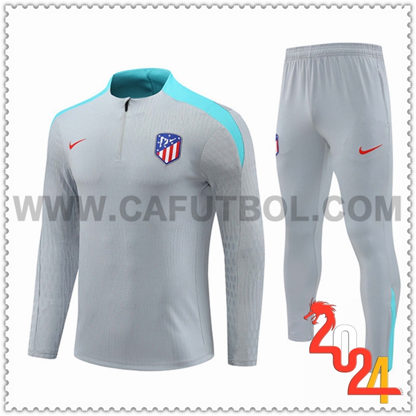 Chandal Futbol Atletico Madrid Gris/Verde 2024 2025