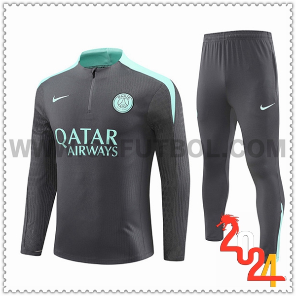 Chandal Futbol PSG Gris/Verde 2024 2025