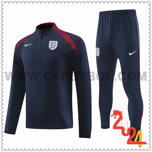 Chandal Futbol Inglaterra Azul Oscuro 2024 2025