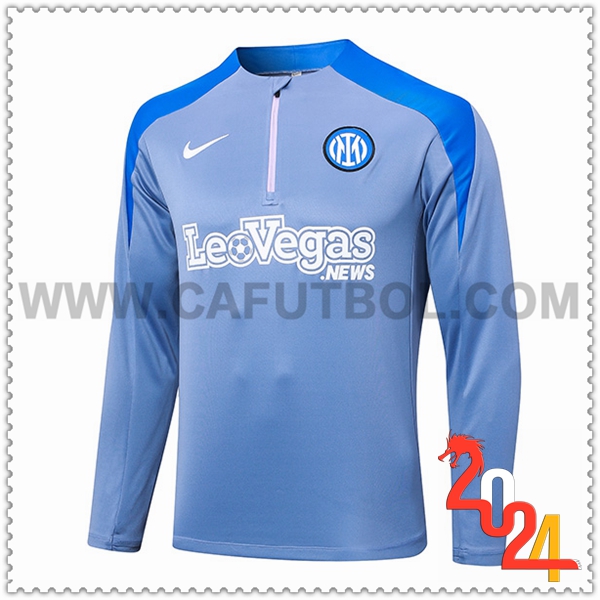 Sudadera Entrenamiento Inter Milan Violeta/Azul 2024 2025