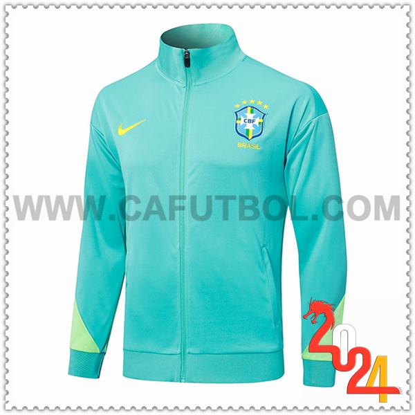 Chaquetas Futbol Brasil Verde 2024 2025