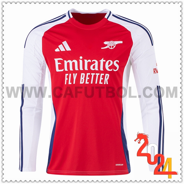 Primera Nuevo Camiseta Futbol Arsenal Mangas largas 2024 2025