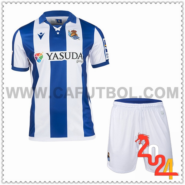 Primera Nuevo Equipacion del Real Sociedad Ninos 2024 2025
