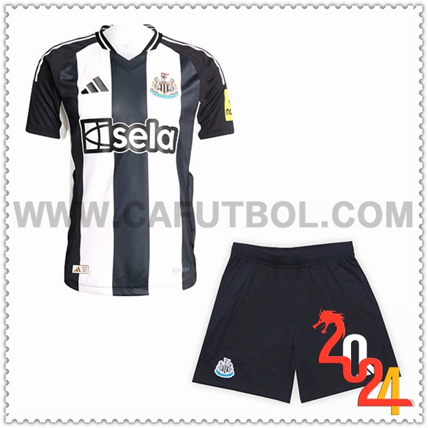 Primera Nuevo Equipacion del Newcastle United Ninos 2024 2025