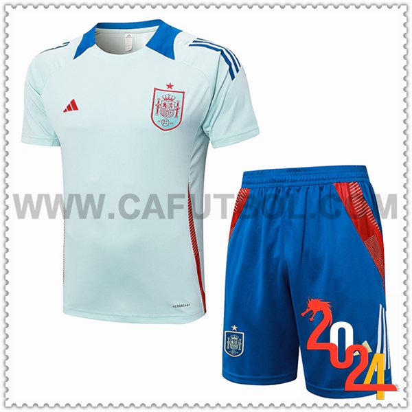Camiseta Entrenamiento España Azul Claro 2024 2025 -02
