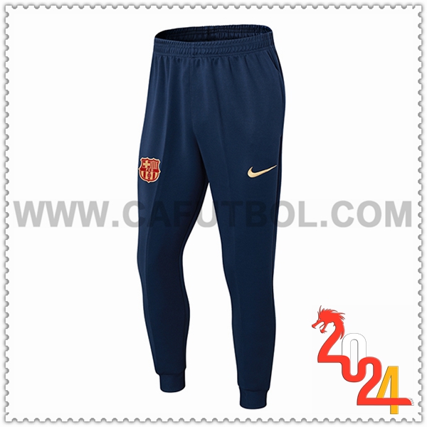 Pantalon Entrenamiento FC Barcelona Azul 2024 2025 -02