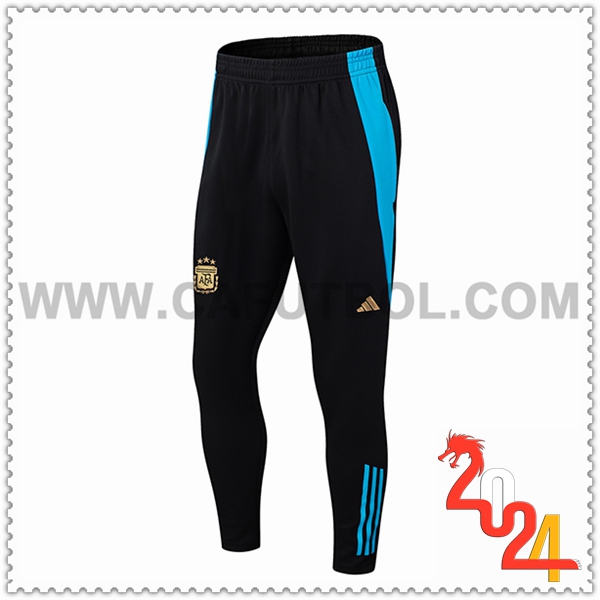 Pantalon Entrenamiento Argentina Negro/Azul 2024 2025 -03