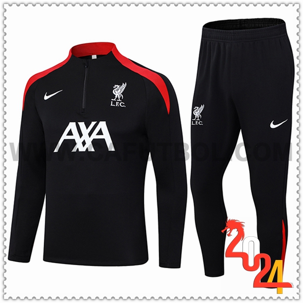 Chandal Futbol FC Liverpool Negro/Rojo 2024 2025