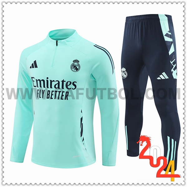 Chandal Futbol Real Madrid Verde/Azul 2024 2025