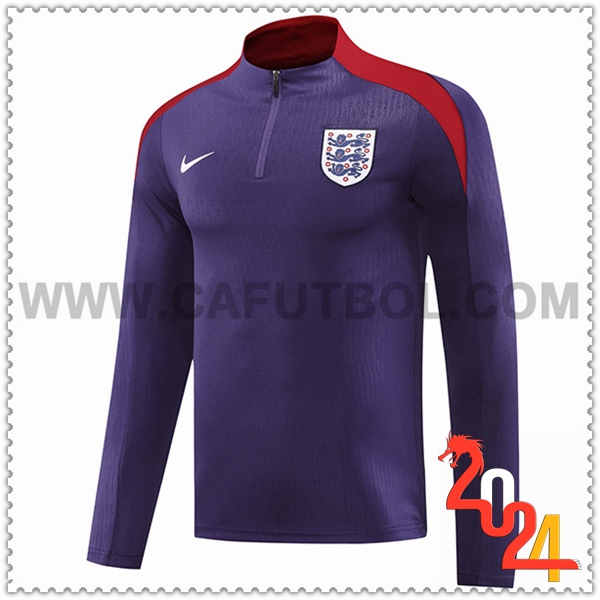 Sudadera Entrenamiento Inglaterra Violeta/Rojo 2024 2025