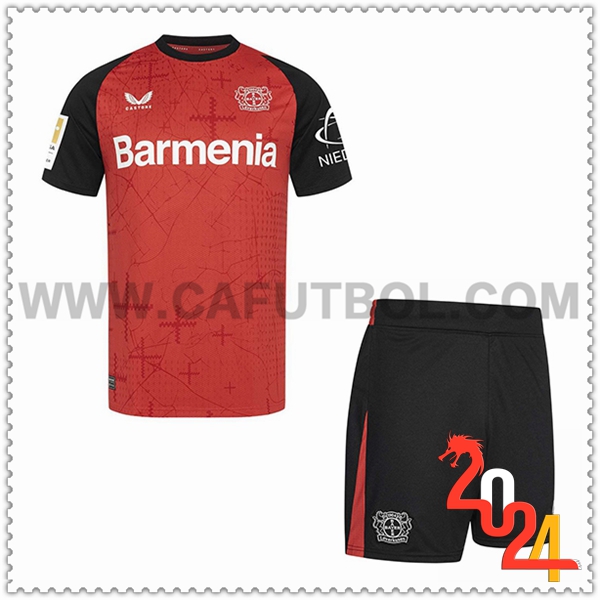 Primera Nuevo Equipacion del Bayer 04 Leverkusen Ninos 2024 2025