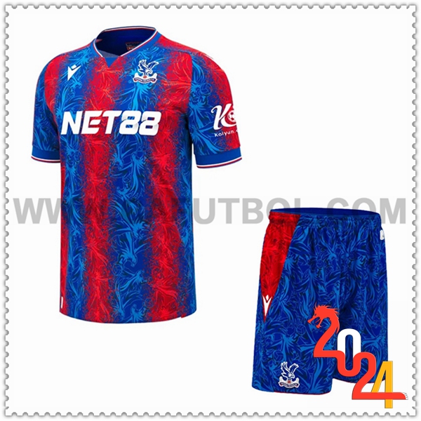 Primera Nuevo Equipacion del Crystal Palace Ninos 2024 2025