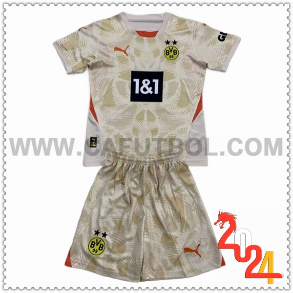 Equipacion del Portero Dortmund BVB Ninos AMARILLO 2024 2025