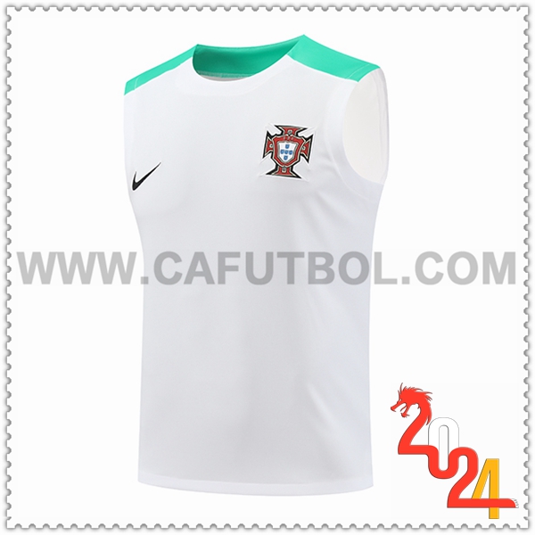 Chalecos De Futbol Portugal Blanco/Verde 2024 2025