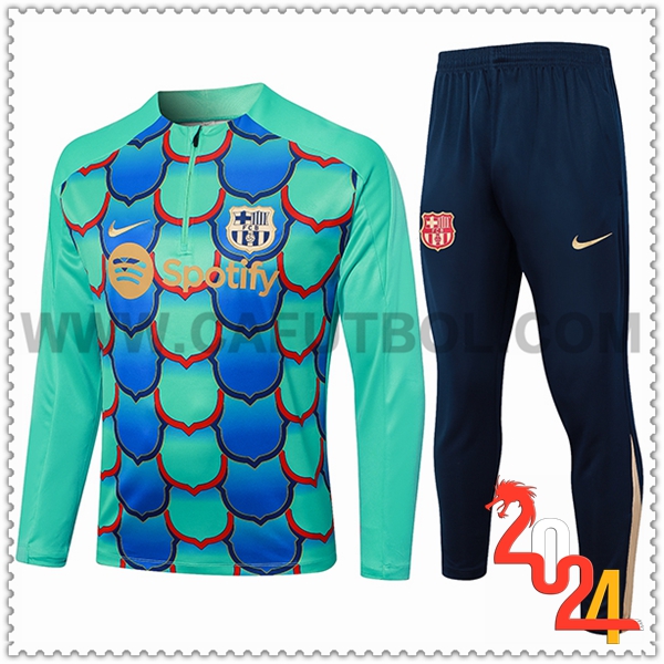 Chandal Futbol FC Barcelona Verde/Azul 2024 2025