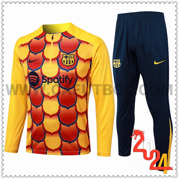 Chandal Futbol FC Barcelona Amarillo/Rojo 2024 2025