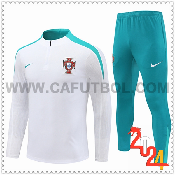 Chandal Futbol Portugal Blanco/Verde 2024 2025 -02