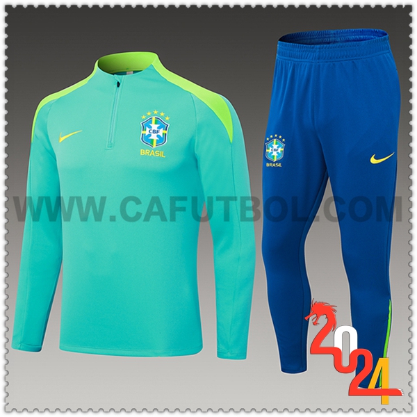 Chandal Futbol Brasil Ninos Verde 2024 2025 -02