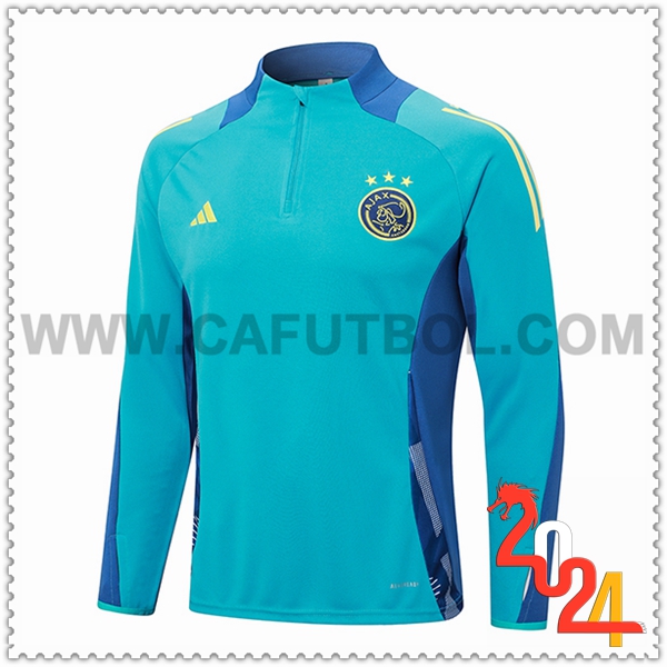 Sudadera Entrenamiento Ajax Azul 2024 2025