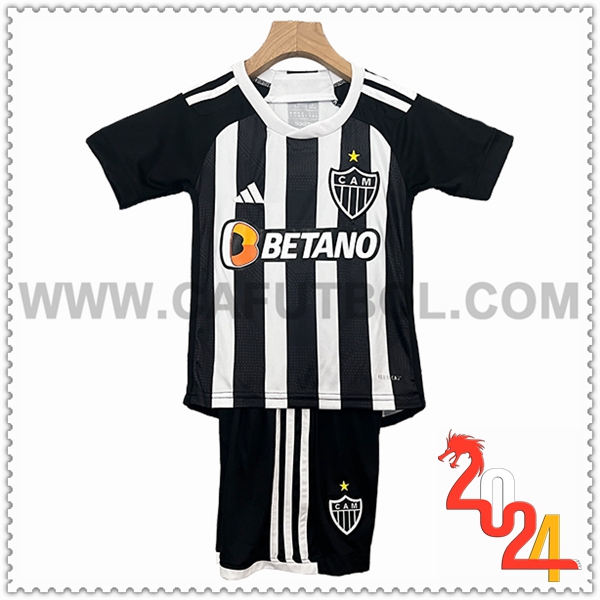 Primera Equipacion del Atletico Mineiro Ninos 2024 2025