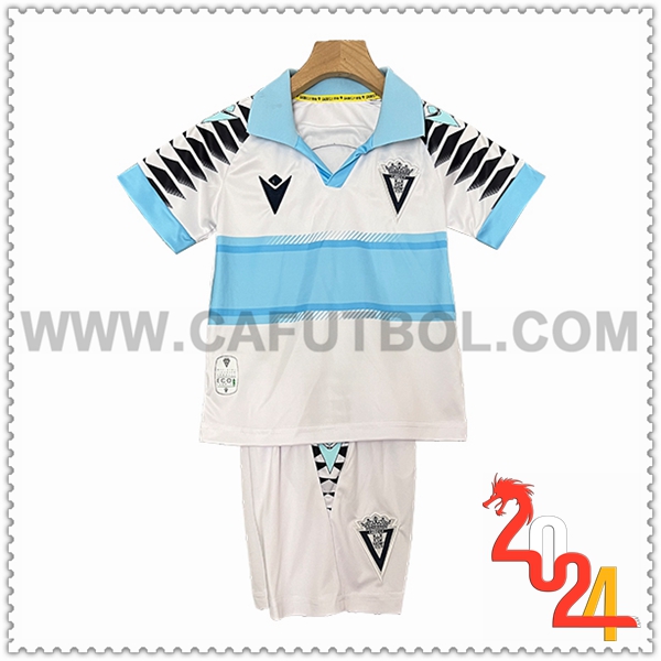 Tercero Equipacion del Cadiz CF Ninos 2024 2025