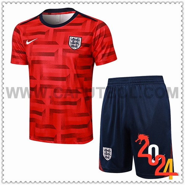 Camiseta Entrenamiento Inglaterra Rojo 2024 2025