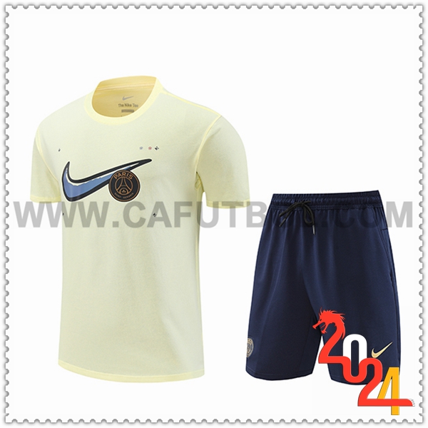 Camiseta Entrenamiento PSG Beige 2024 2025