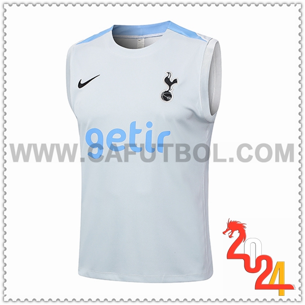 Chalecos De Futbol Tottenham Hotspur Gris Claro 2024 2025