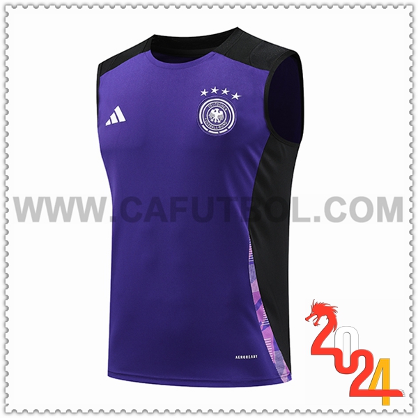 Chalecos De Futbol Alemania Violeta/Negro 2024 2025