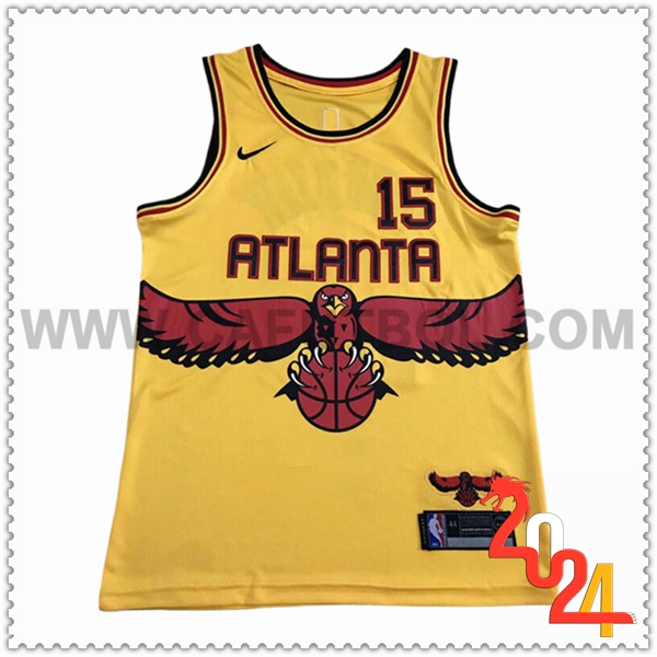 Camisetas NBA Atlanta Hawks (ANTHIOY #15) 2024/25 Amarillo