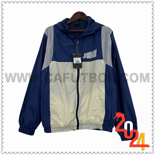 Rompevientos Jordan Azul/Beige/Gris 2024 2025
