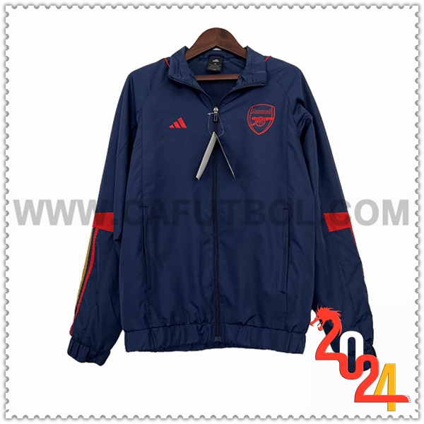 Rompevientos Arsenal Azul/Rojo 2024 2025 -02