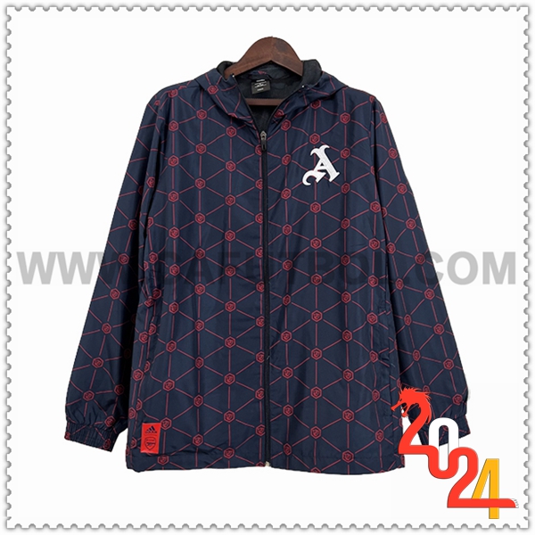 Rompevientos Arsenal Azul/Rojo 2024 2025 -03