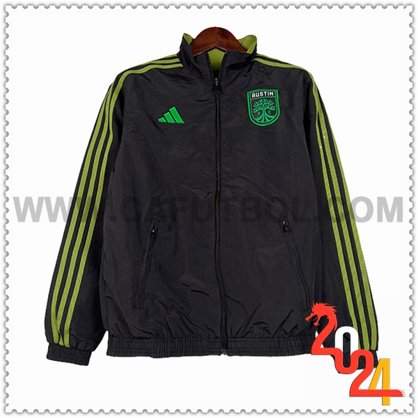 Rompevientos Austin FC Negro/Verde 2024 2025