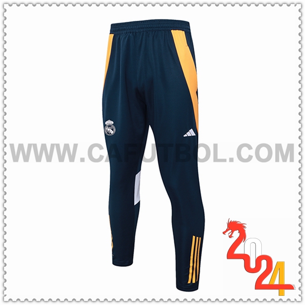 Pantalones Entrenamiento Real Madrid Azul/Amarillo 2024 2025