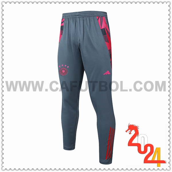 Pantalones Entrenamiento Alemania Gris/Rosa 2024 2025