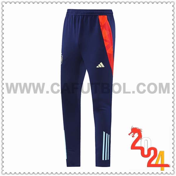 Pantalones Entrenamiento España Violeta/Rojo 2024 2025