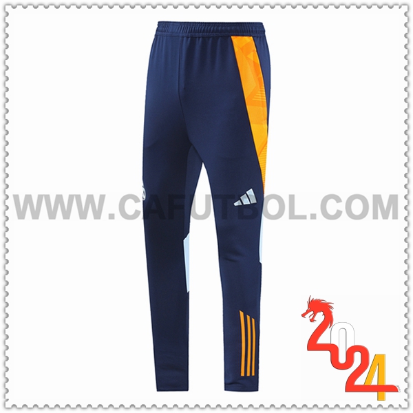 Pantalones Entrenamiento Real Madrid Amarillo/Violeta 2024 2025