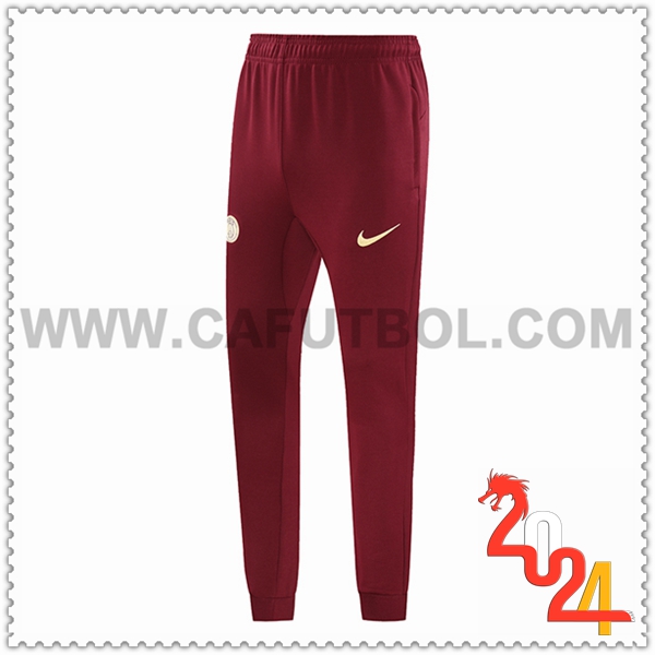 Pantalones Entrenamiento PSG Rojo/Verde 2024 2025