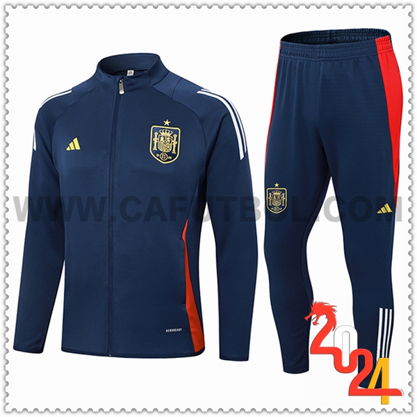 Chandal Chaquetas Futbol España azul real 2024 2025