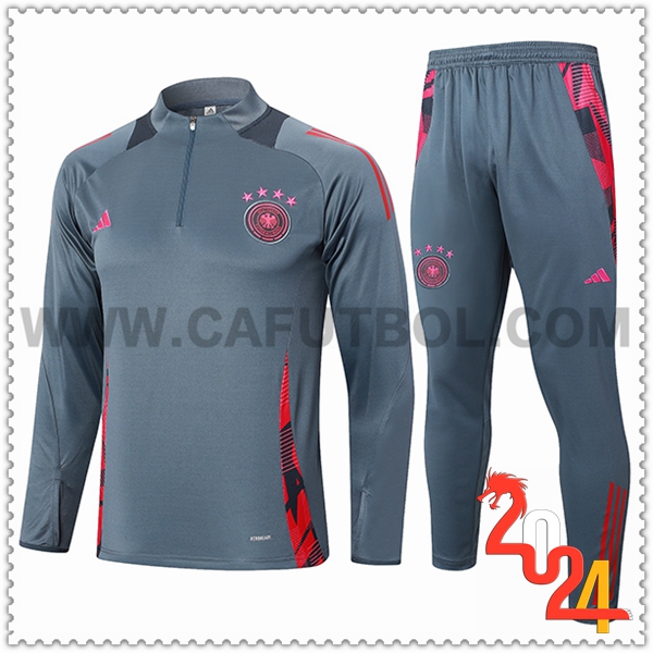 Chandal Futbol Alemania Gris/Rosa 2024 2025 -02