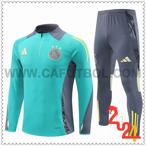 Chandal Futbol Ajax Verde/Gris 2024 2025