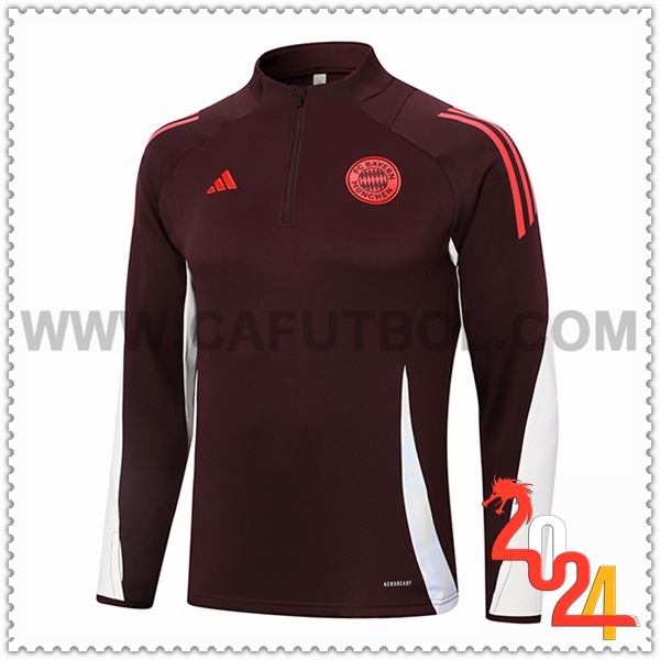 Sudadera Entrenamiento Bayern Munich Violeta/Rojo 2024 2025