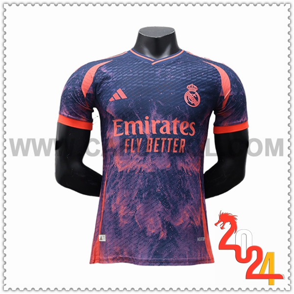 Camiseta Futbol Real Madrid Azul Marino Edicion especial 2024 2025