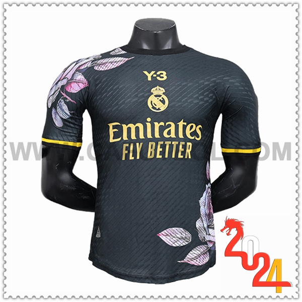 Camiseta Futbol Real Madrid Negro Edicion especial 2024 2025