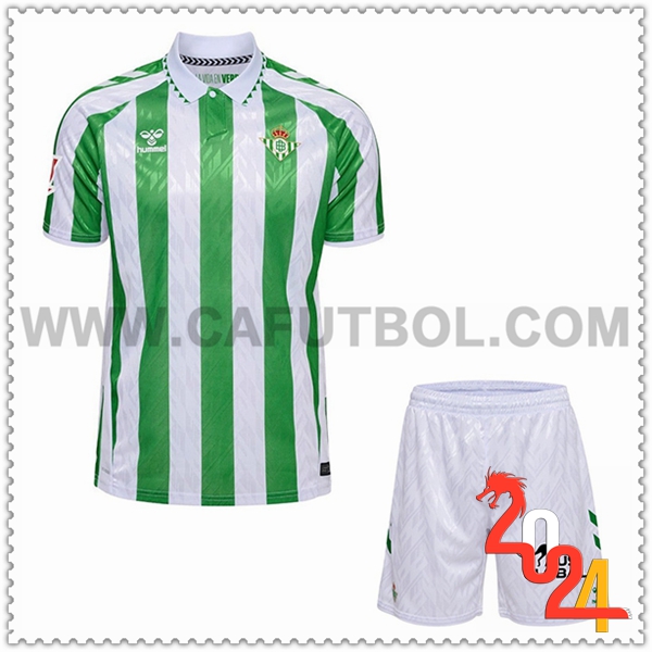 Primera Nuevo Equipacion del Real Betis Ninos 2024 2025