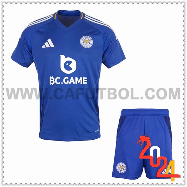 Primera Nuevo Equipacion del Leicester City Ninos 2024 2025